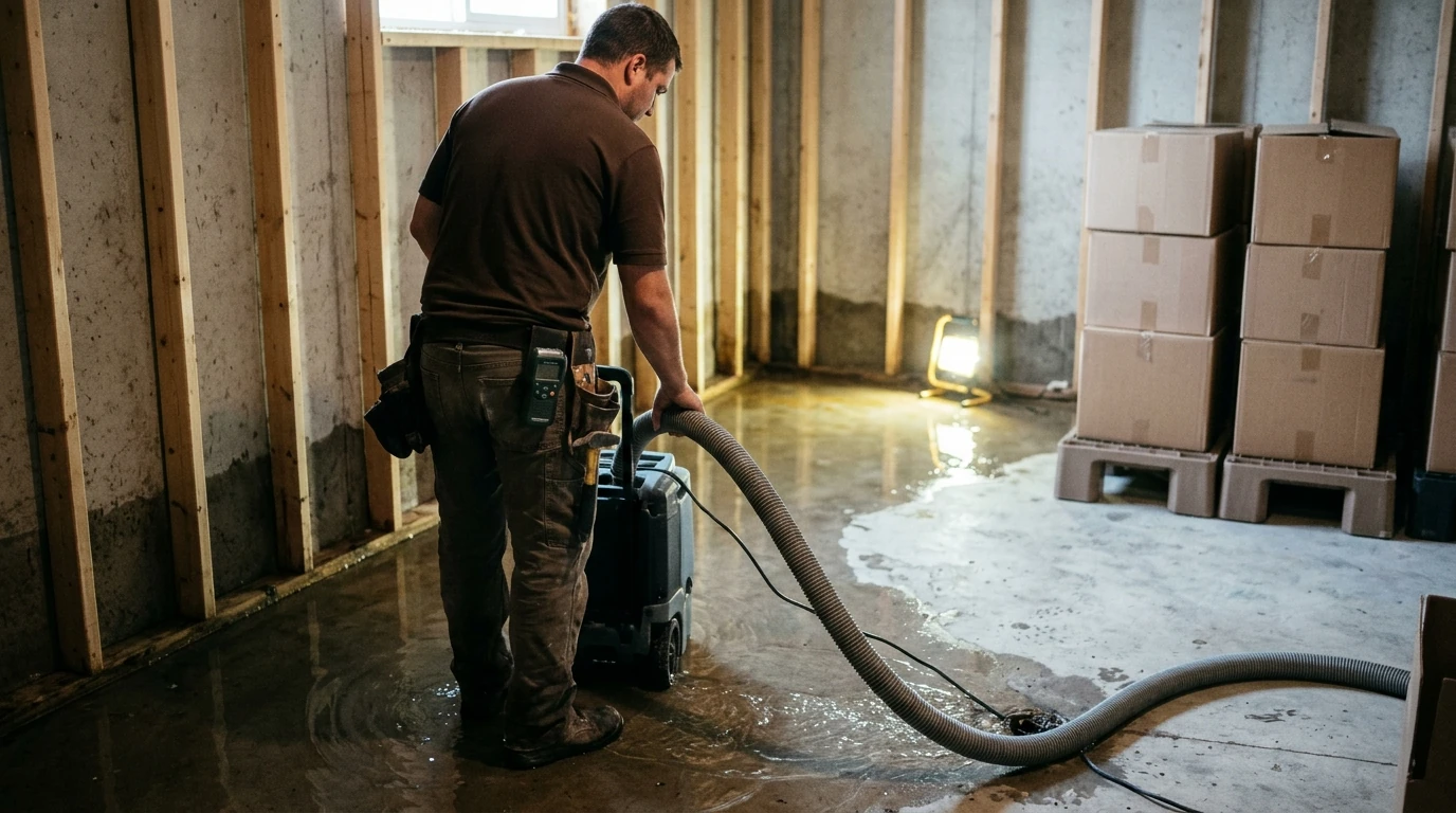 Flooded Basement in Meridian: Who to Call First (and What to Do While You Wait)
